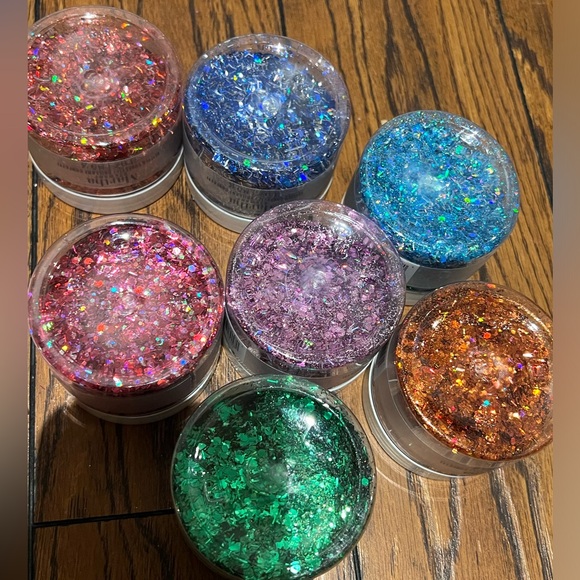 GLITTER LOT CREATOLOGY/ DARICE / MARTHA STEWART EXTRA FINE AND CHUNKY GLITTER - Picture 3 of 9